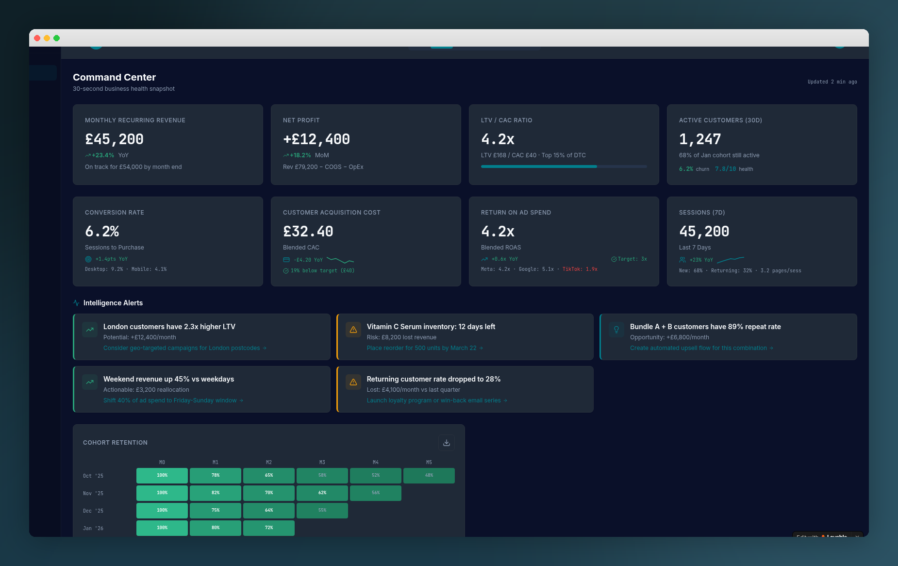 Beacon AI – AI-Powered Analytics for Growth-Stage Businesses